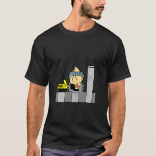 Sumoworstelaar Kraanmachinist Bouwvakker T-shirt