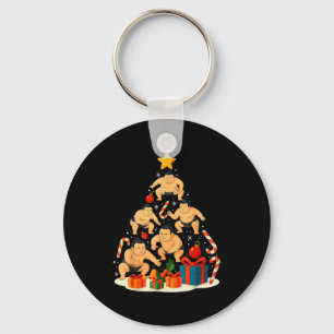 Sumoworstelen Japanse Sumoworstelaar Kerst Tr Sleutelhanger