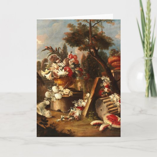 Sumptuous Florence and Fruit still life Kaart (Voorkant)