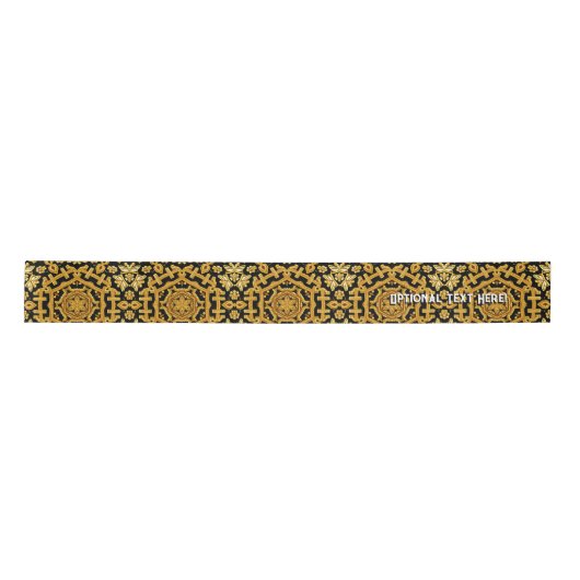 Sumptuous Gold / Black Historic Fabric - eigen woo Lint (Voorkant)