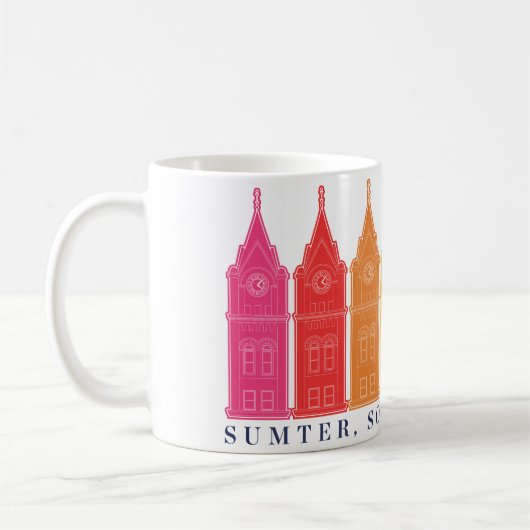 sumter, sc rainbow mug (Gauche)