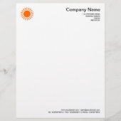 Sun 01 - Oranje Briefhoofd Ontwerp (Voorkant)