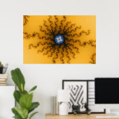 Sun 2 - Poster fractal (Bureau à domicile)