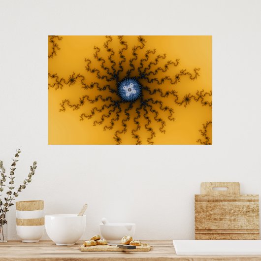 Sun 2 - Poster fractal (Cuisine)