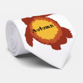 Sun a éclaté la tortue de mer ambre, cravate (Roulé)