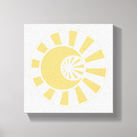 Sun and Moon Canvas Afdruk (Voorkant)
