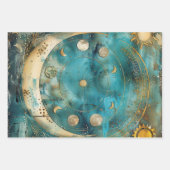 Sun and Moon Celestial Art Inpakpapier Vel (Voorkant 2)
