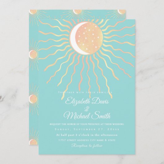 Sun And Moon Kaart (Voorkant / Achterkant)