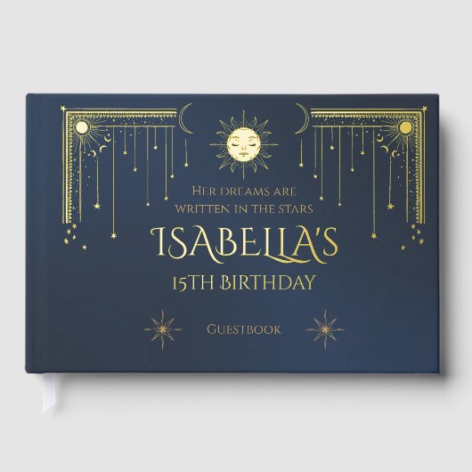 sun and stars gastenboek (Voorkant)