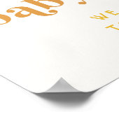 Sun Baby shower Welcome Poster (Hoek)