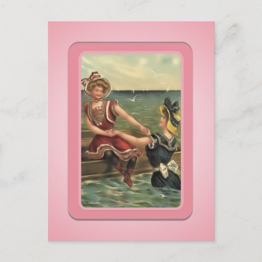 Sun Bather Beach Babes Briefkaart (Voorkant)
