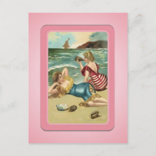 Sun Bather Beach Babes Briefkaart