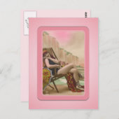  Sun Bather Beach Babes Briefkaart (Voorkant / Achterkant)
