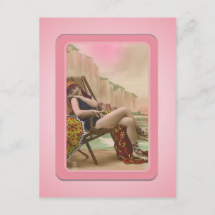 Sun Bather Beach Babes Briefkaart