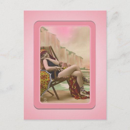  Sun Bather Beach Babes Briefkaart (Voorkant)