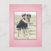 Sun Bather Beach Babes Briefkaart (Voorkant)