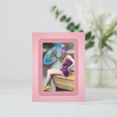  Sun Bather Beach Babes Briefkaart (Staand voorkant)