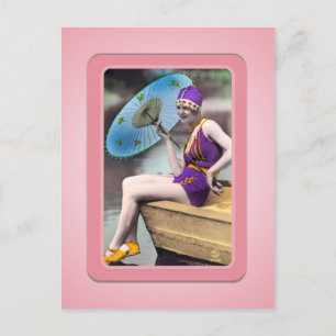 Sun Bather Beach Babes Briefkaart