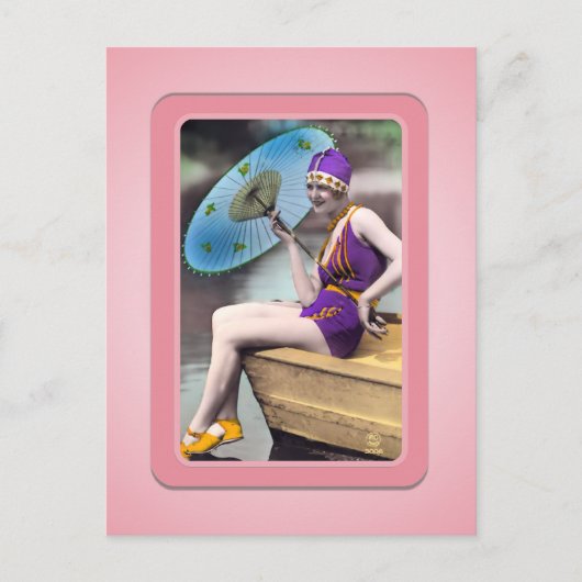  Sun Bather Beach Babes Briefkaart (Voorkant)