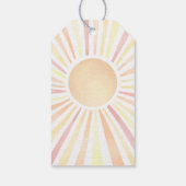 Sun bedankt cadeaulabel (Achterkant)