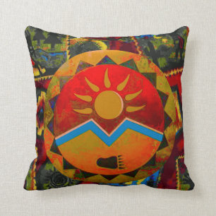 Sun Beer Native American Symbol Pillow Kussen