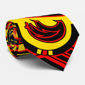 Sun Beer (rood) Stropdas (Opgerold)