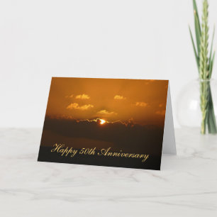 Sun Behind Clouds Jubileum Card Kaart