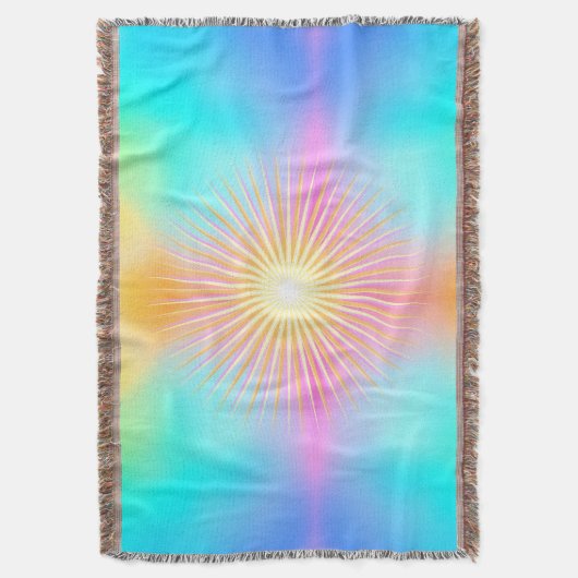 Sun Blast Throw-deken Deken (Voorkant Verticaal)