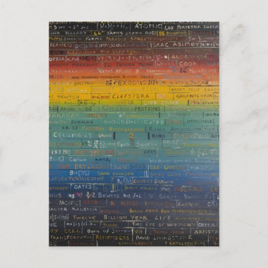 Sun Bond 2014 oil op canvas Briefkaart (Voorkant)