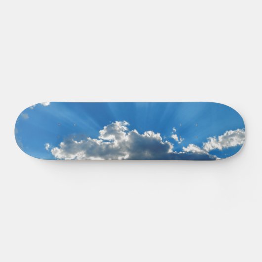 Sun Breaking Through Clouds Skateboard (Horizontaal)
