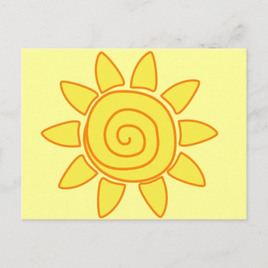 Sun Briefkaart (Voorkant)