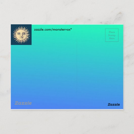 Sun Briefkaart (Achterkant)