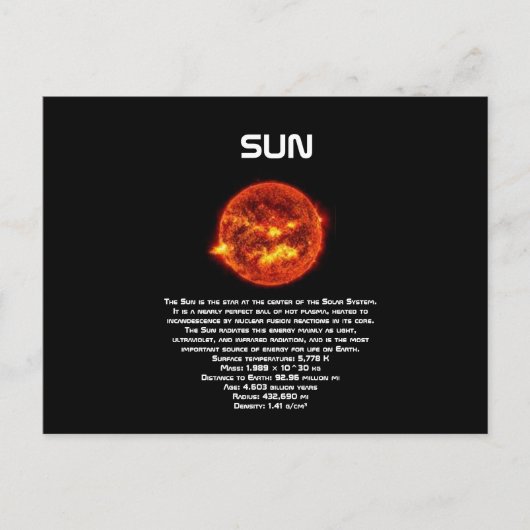 Sun Briefkaart (Voorkant)