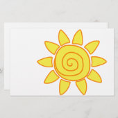 Sun Briefpapier (Voorkant / Achterkant)
