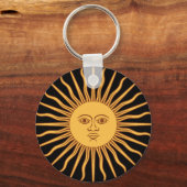 Sun Button Sleutelhanger (Voorkant)