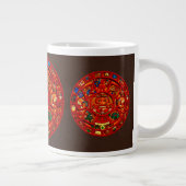 Sun Calendar de style maya Jumbo Thé ou Mug de caf (Droite)