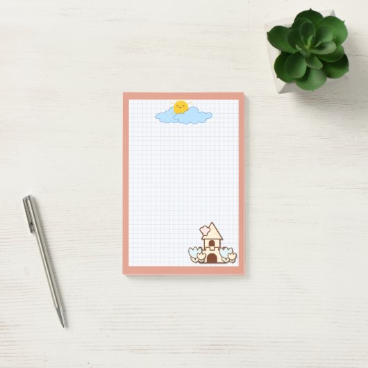 Sun Castle Long Post-It Note (Kantoor)