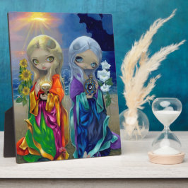 "Sun Child and Moon Child" Plaque Fotoplaat