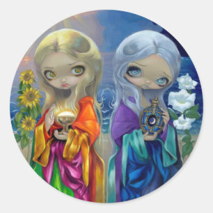 "Sun Child and Moon Child" sticker