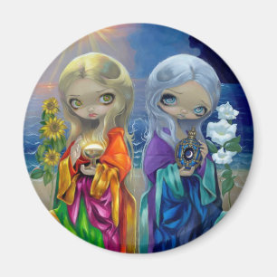 "Sun Child en Moon Child" Magneet