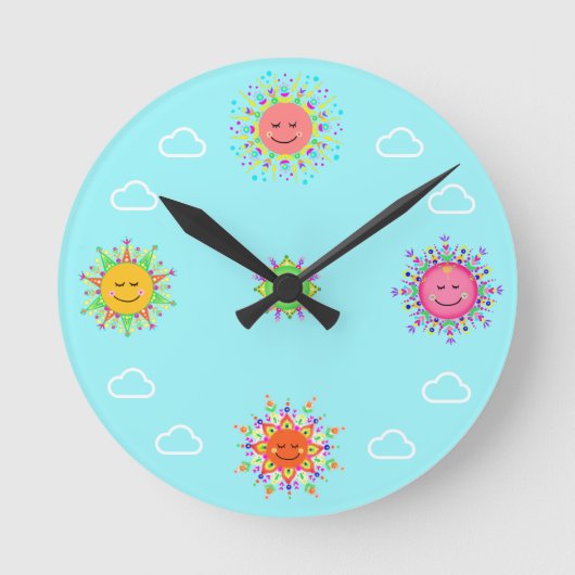 Sun Clock A Ronde Klok (Voorkant)
