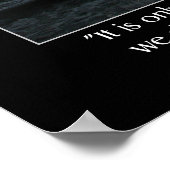 Sun, Clouds, Beach en D'Holbach Quote Poster (Hoek)