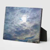 Sun Clouds Photo Plaque Fotoplaat (Zijkant)