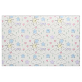 Sun Clouds Star Raindrops Stof (Fat Quarter)