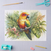 Sun Conure Decoupage Tissuepapier (Craft)
