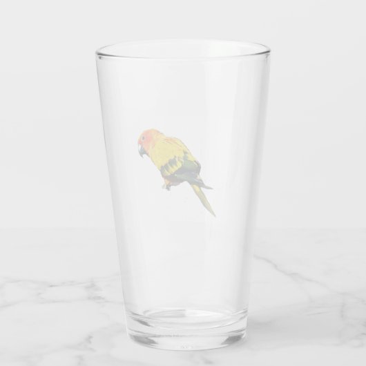 Sun Conure Glas (Achterkant)