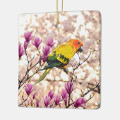 Sun Conure Keramisch Ornament (Links)