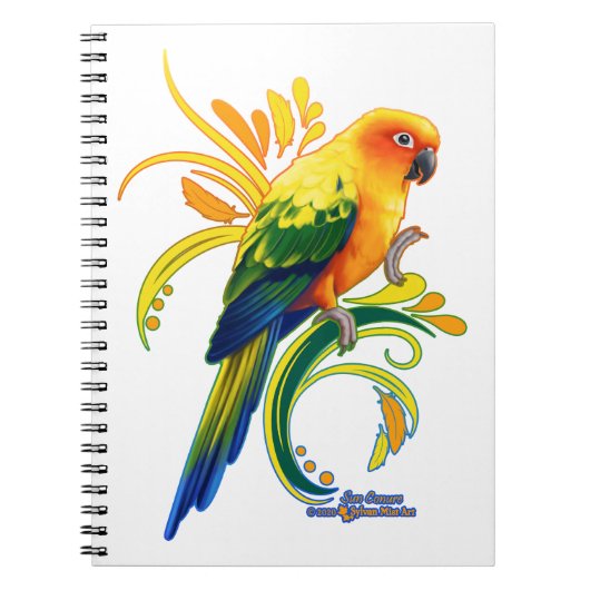 Sun Conure Notitieboek (Voorkant)