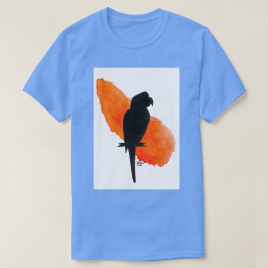Sun conure splash t-shirt (Design voorkant)
