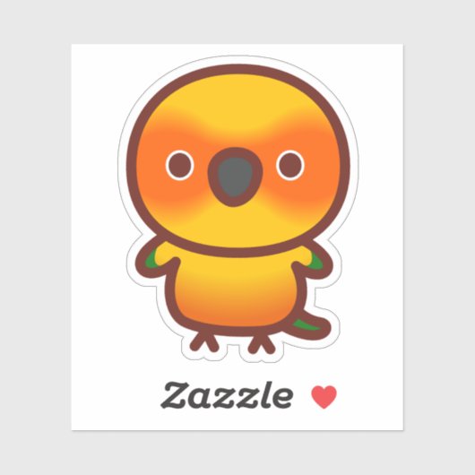 Sun Conure Sticker (Vel)